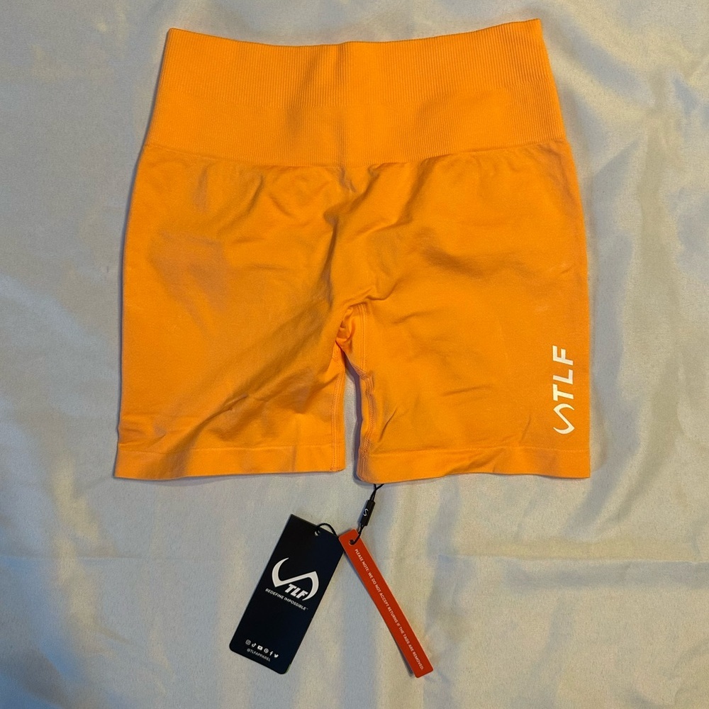 NWT TLF Women's Orange Shorts - SIZE SMALL